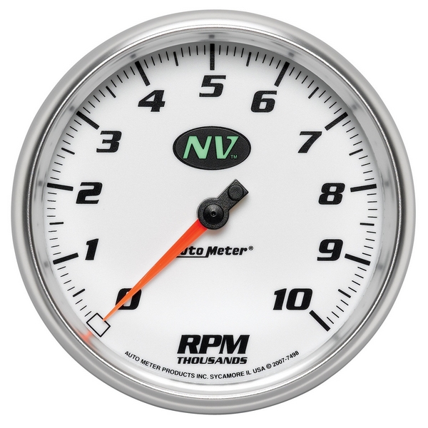 5" IN-DASH TACHOMETER, 0-10,000 RPM, NV